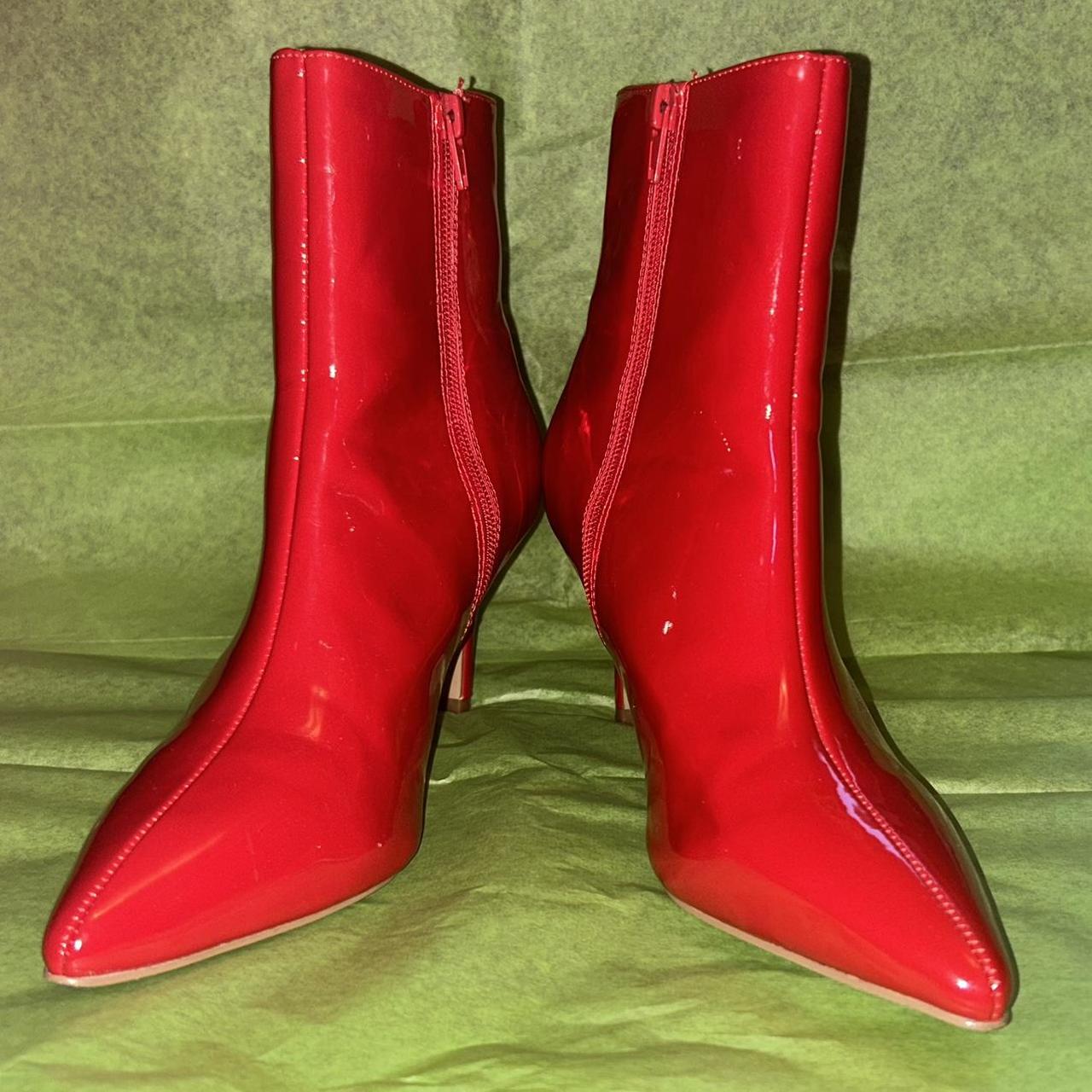 Charlotte russe red boots best sale