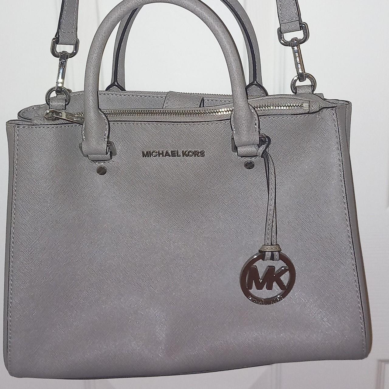 Light grey Michael Kors handbag in very good