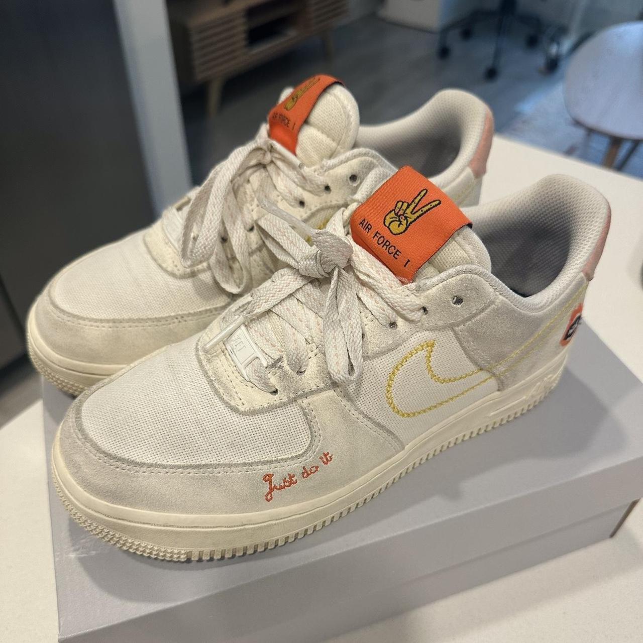 Nike Air Force 1 '07 Low 'Peace' US Women's Size... - Depop