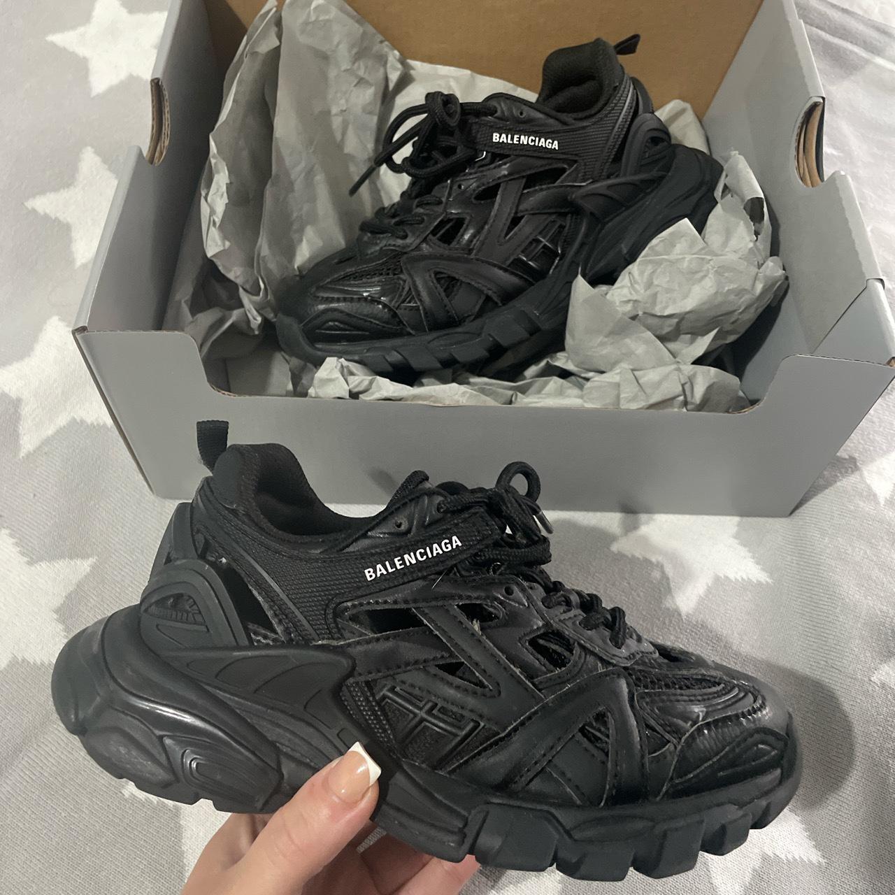 KIDS balenciaga tracks — size uk11 (eu29) 🖤 worn a... - Depop