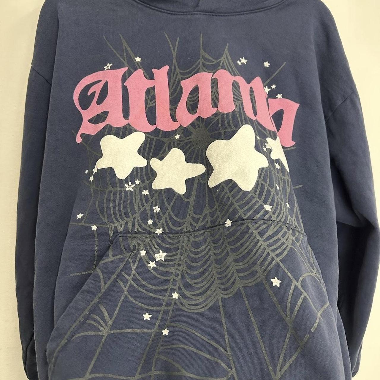 spider atlanta hoodie navy set｜TikTok Search