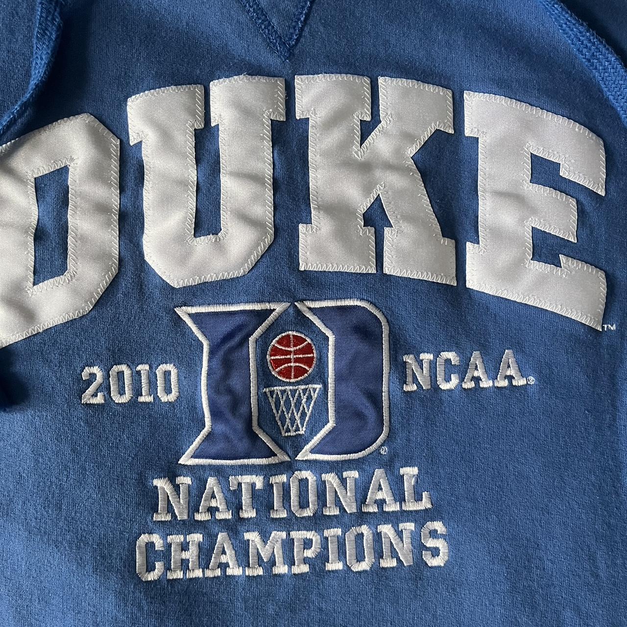 2010 Duke basketball NCAA champs hoodie. Tagged 2x... Depop