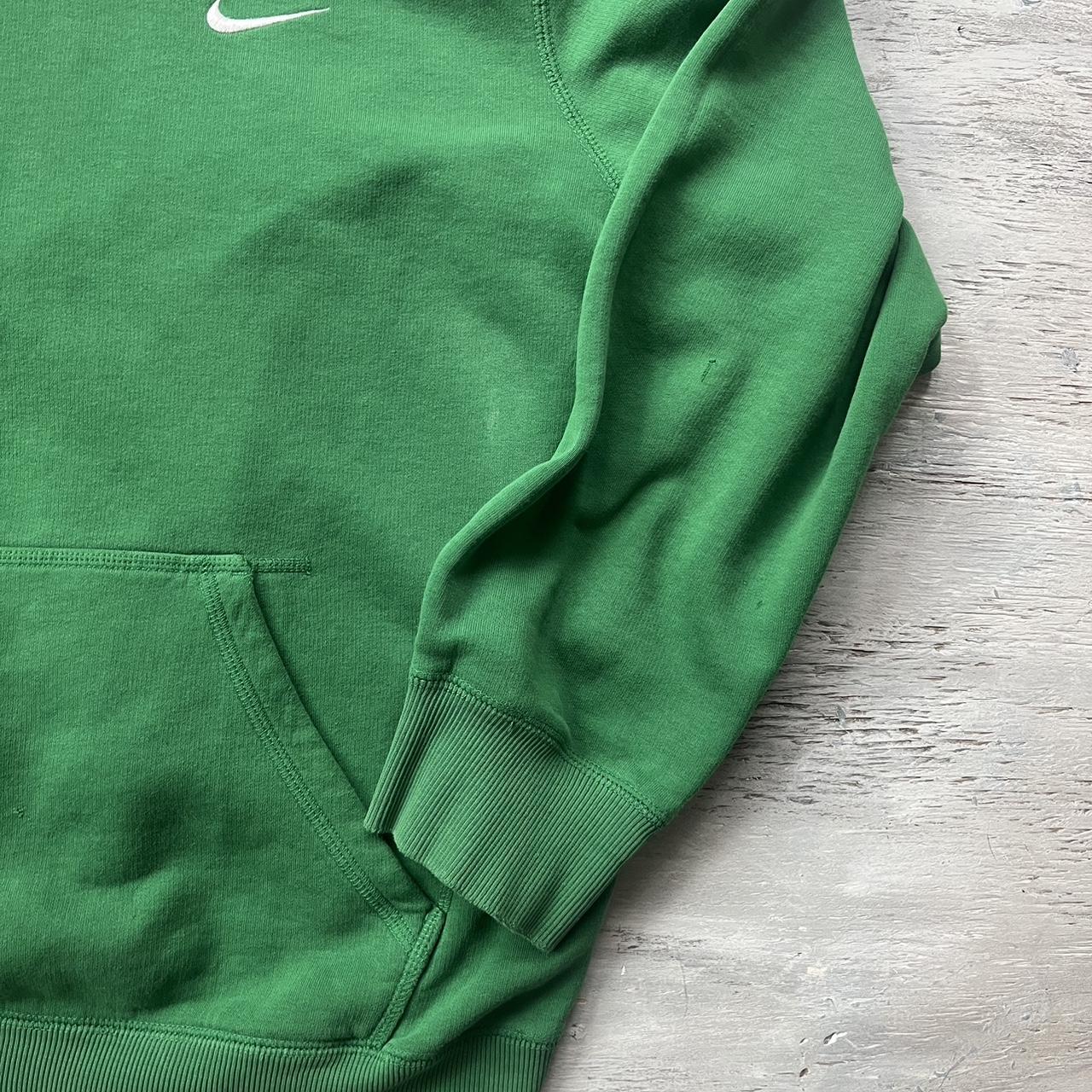 Nike Kelly green side swoosh hoodie. Minor flaws... - Depop