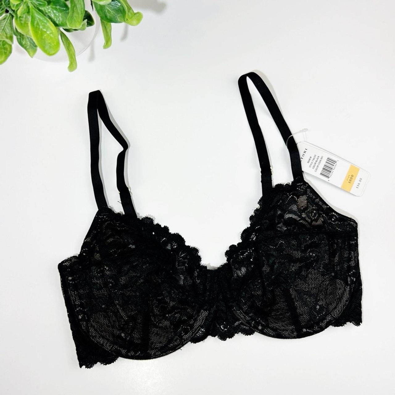 Natori Renew Full Fit Lace Bra Black Size 30DD Brand... - Depop