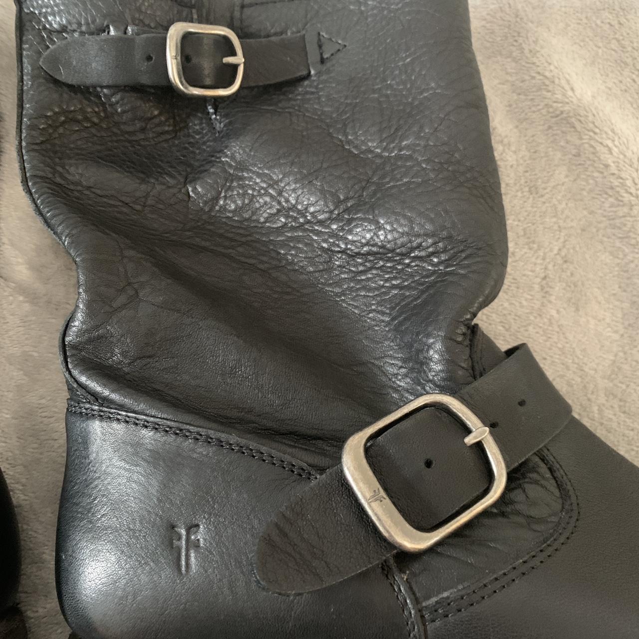 frye motorcycle boots women's