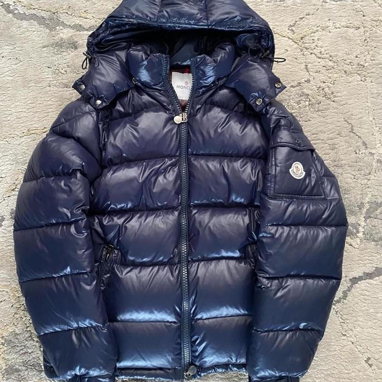 Moncler maya navy (2020) Comes with tags but they... - Depop