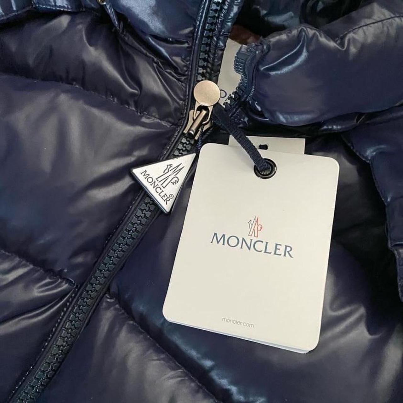 Moncler maya navy (2020) Comes with tags but they... - Depop