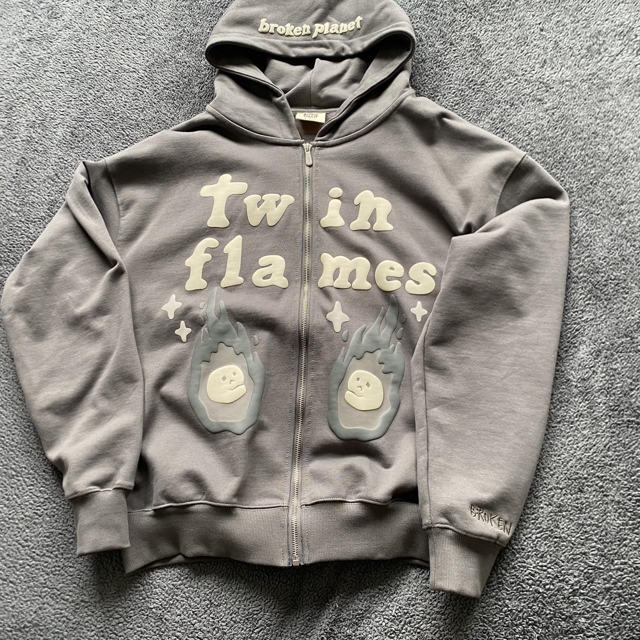 Broken Planet Zip Up Hoodie Soot Black メンズ - FW23 - JP