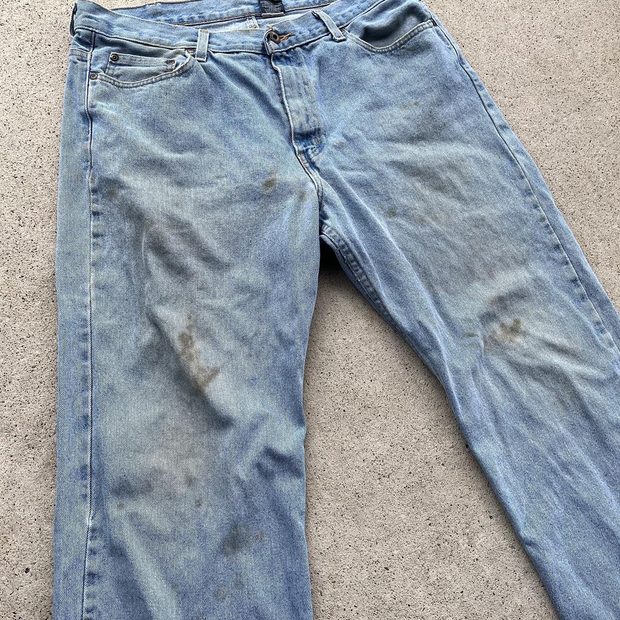 🔥 Super sick baggy faded glory y2k work jeans... - Depop