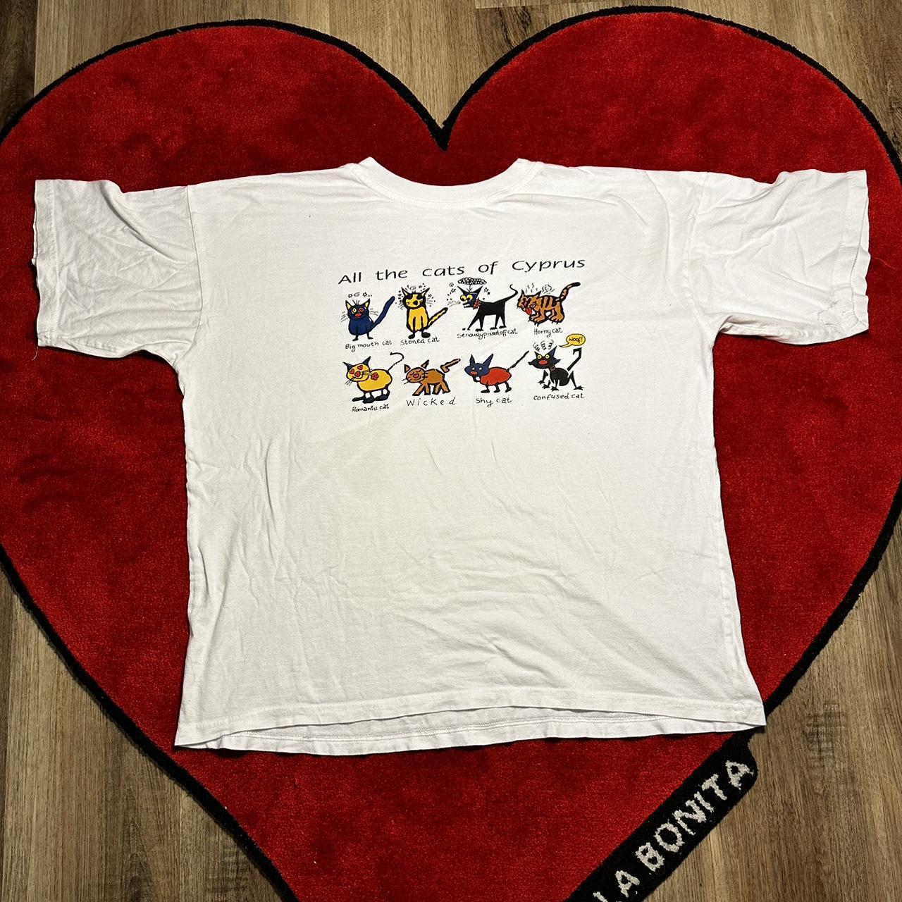 Cats of Cyprus men’s tee 🐈🐈‍⬛ No tag, but fits like a... Depop