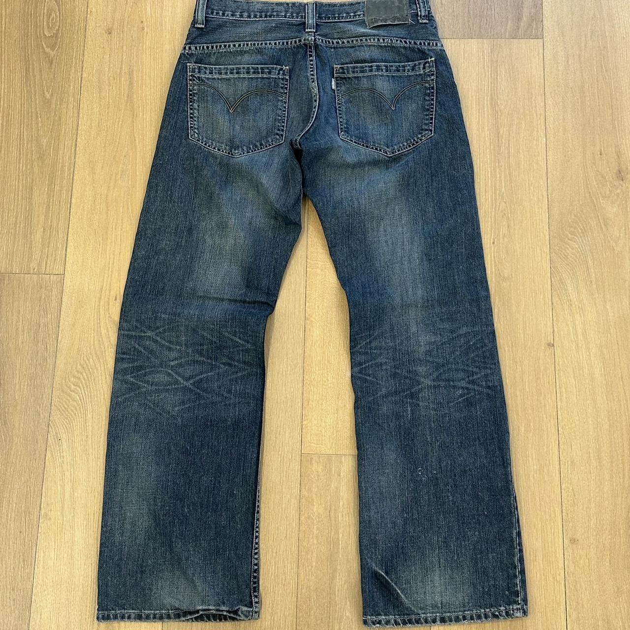 Levi’s Silvertab bootcut denim, labeled as a 32 fits... - Depop