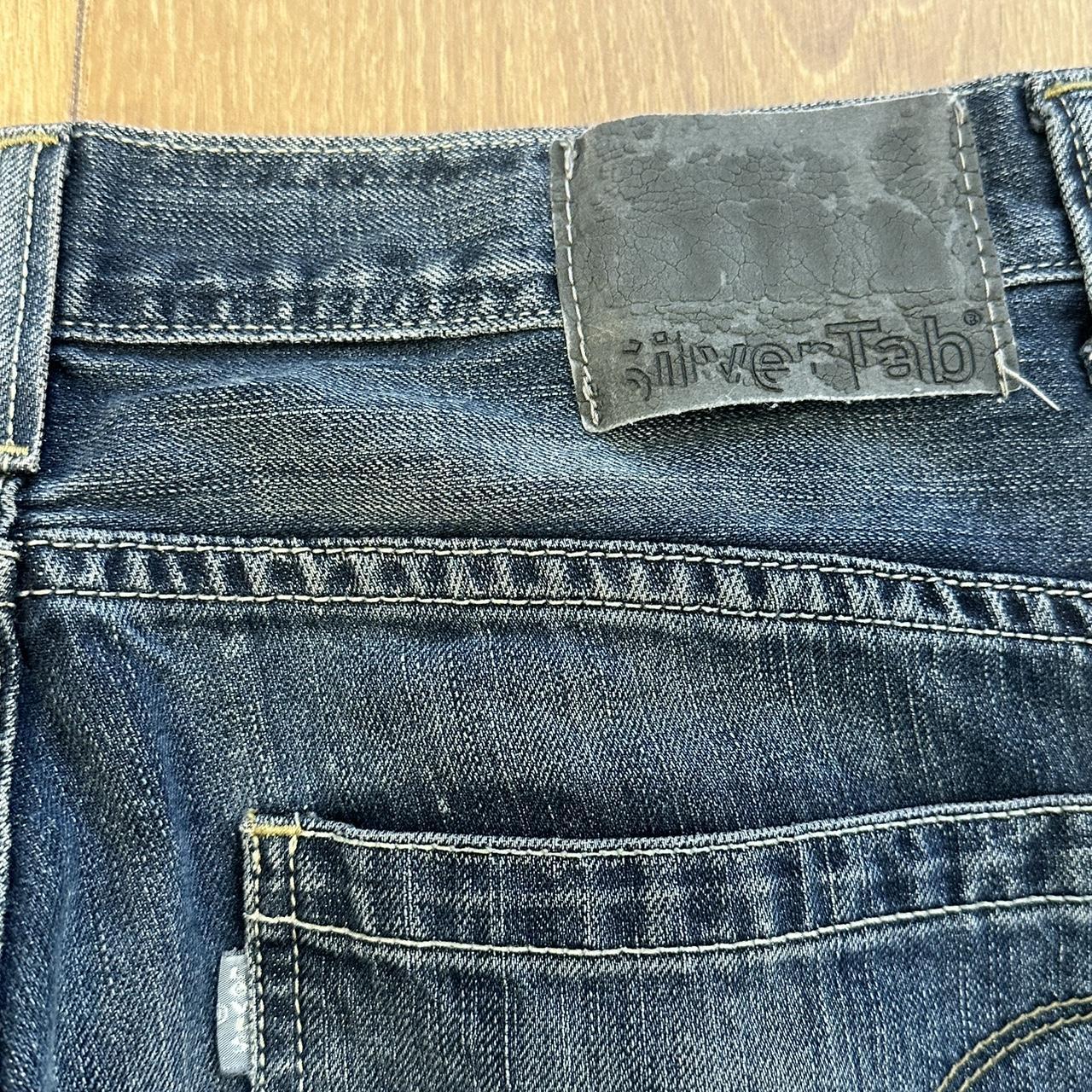 Levi’s Silvertab bootcut denim, labeled as a 32 fits... - Depop