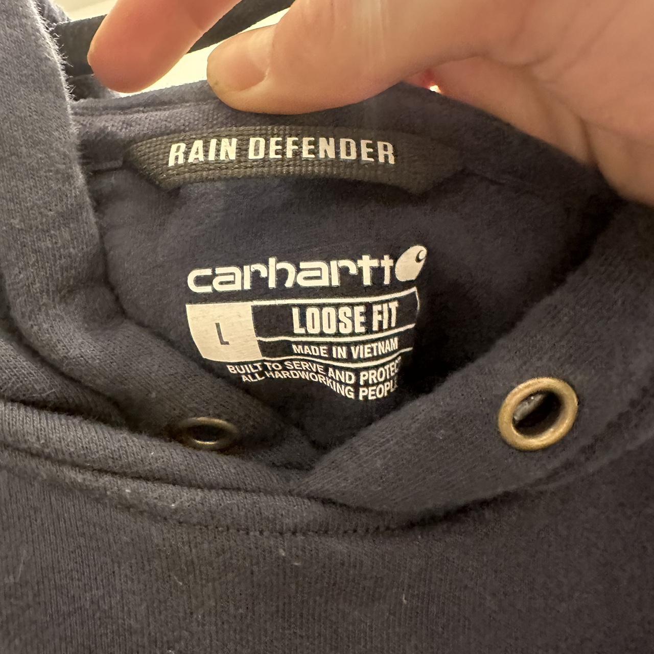 Carhart rain defender loose fit hoodie Depop