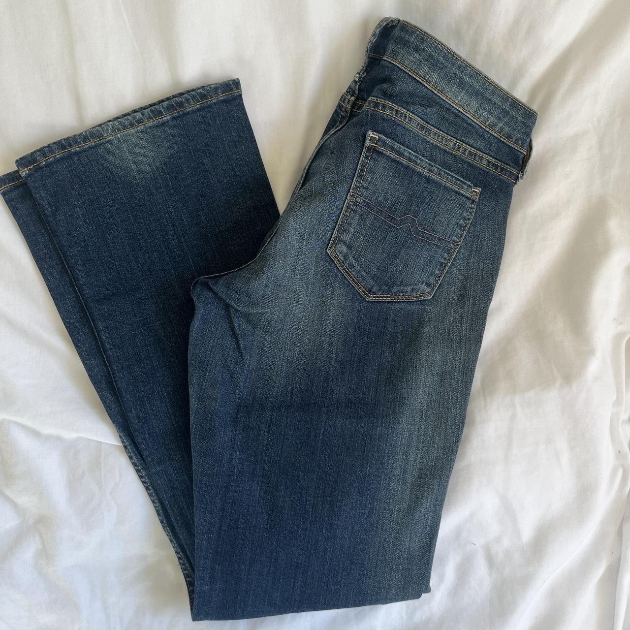 arizona jeans co. bootcut jeans💕 size 7, short waist... - Depop