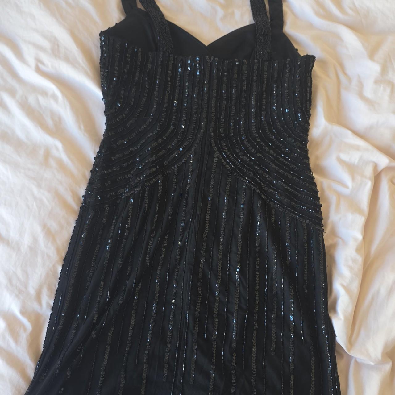 Women's Dress - Black - L – SEAN COUTURE black dr… - image 4