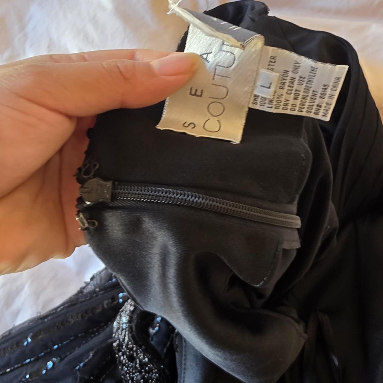 Women's Dress - Black - L – SEAN COUTURE black dr… - image 6