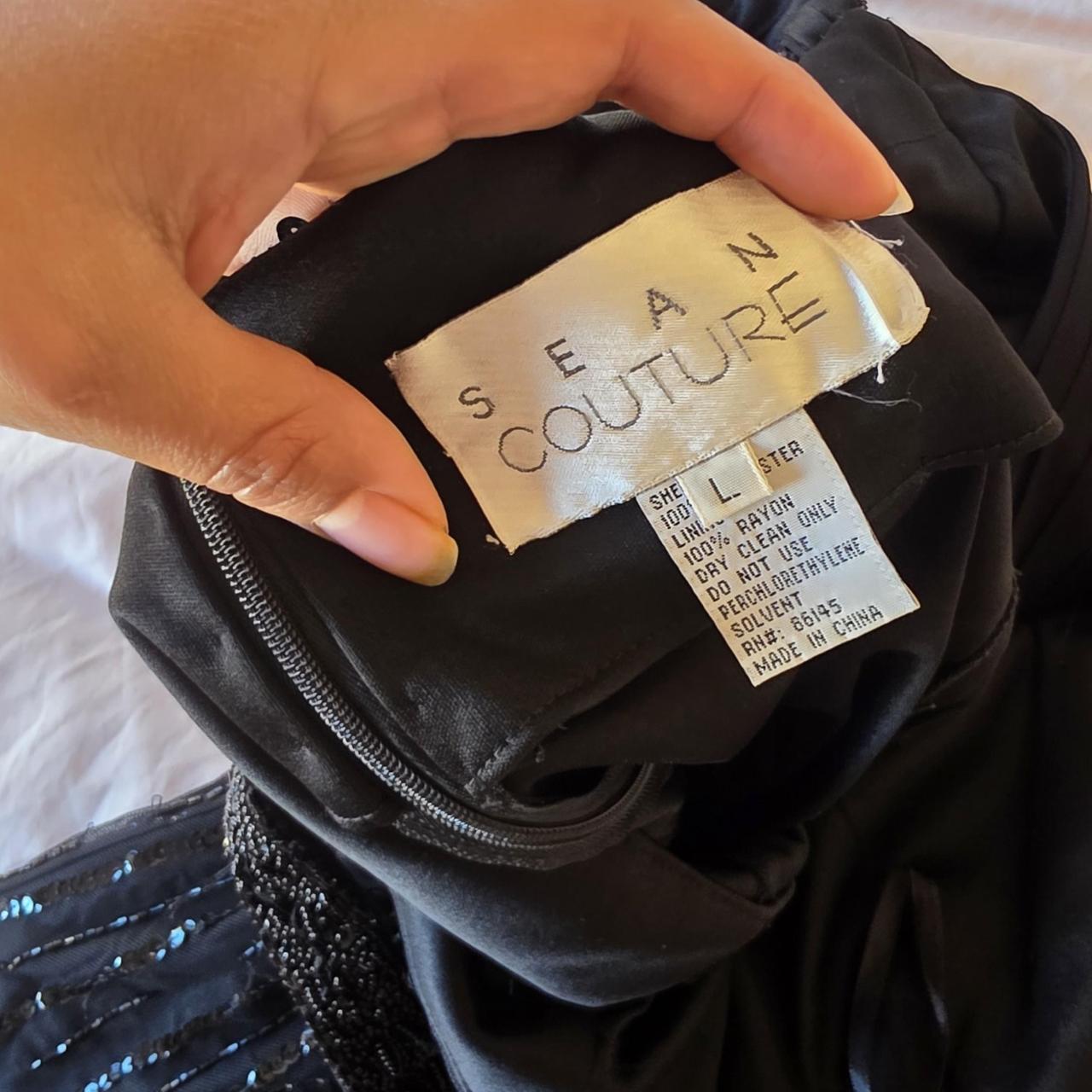 Women's Dress - Black - L – SEAN COUTURE black dr… - image 5