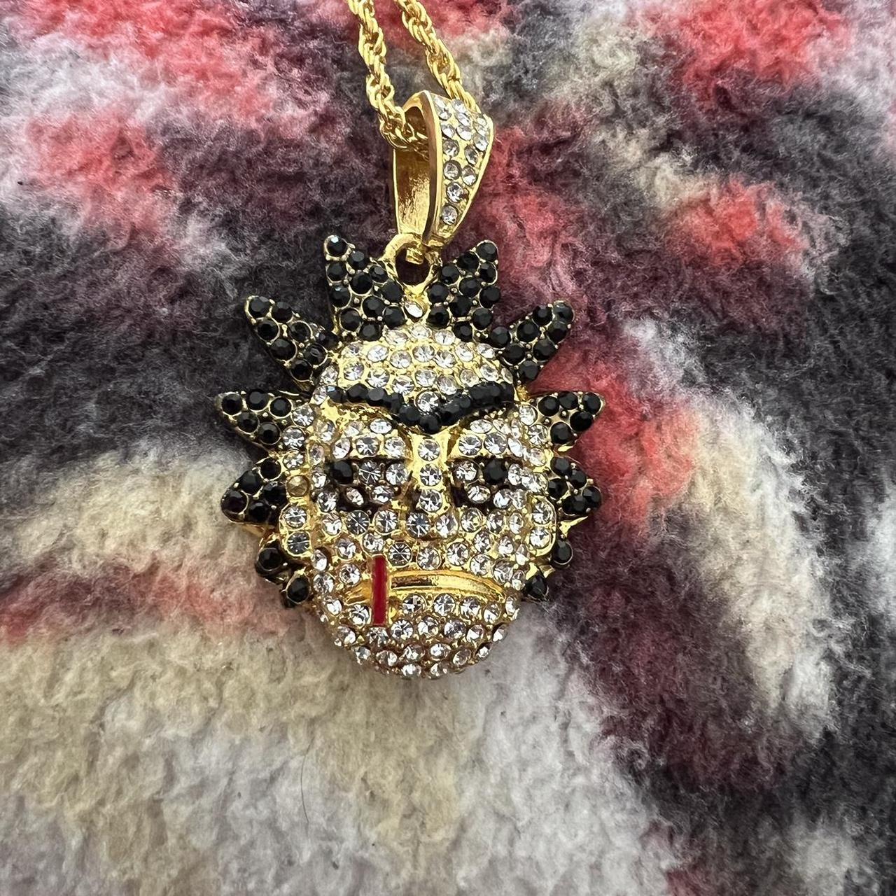 Iced out rick deals and morty chain