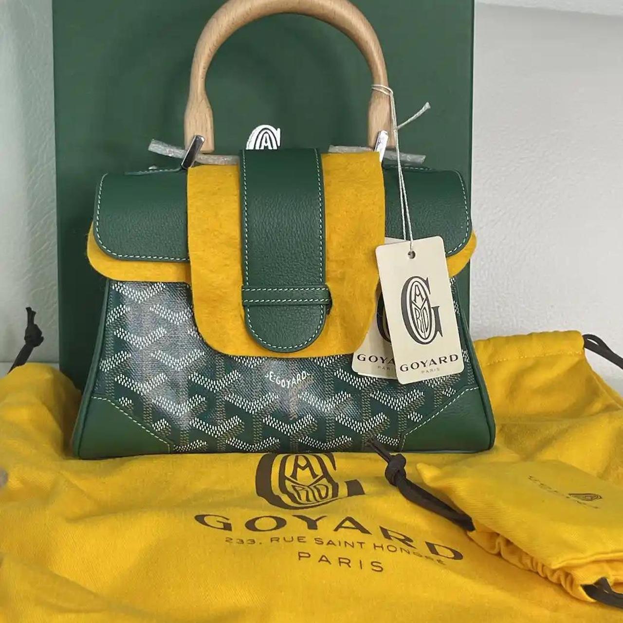 Goyard Saint Louis PM Tote Bag Green Brand New with - Depop