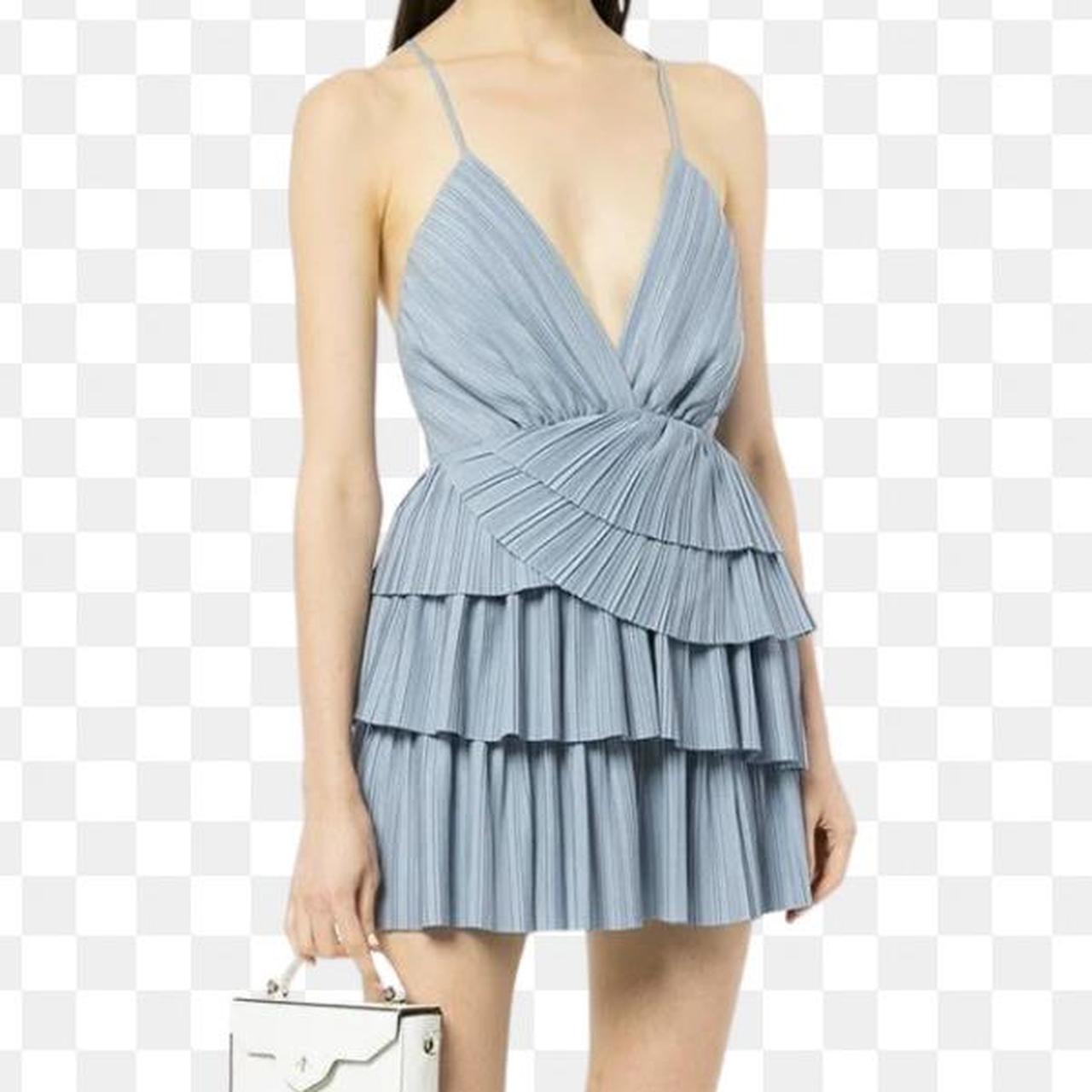 Alice McCall Finesse mini dress Pebble Blue size 8