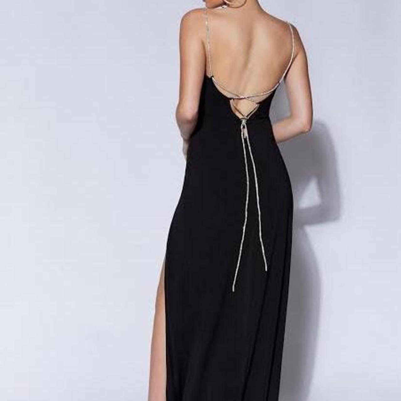 Vestidos Formales Vestido Largo Negro Bershka Vestidos Fiesta El