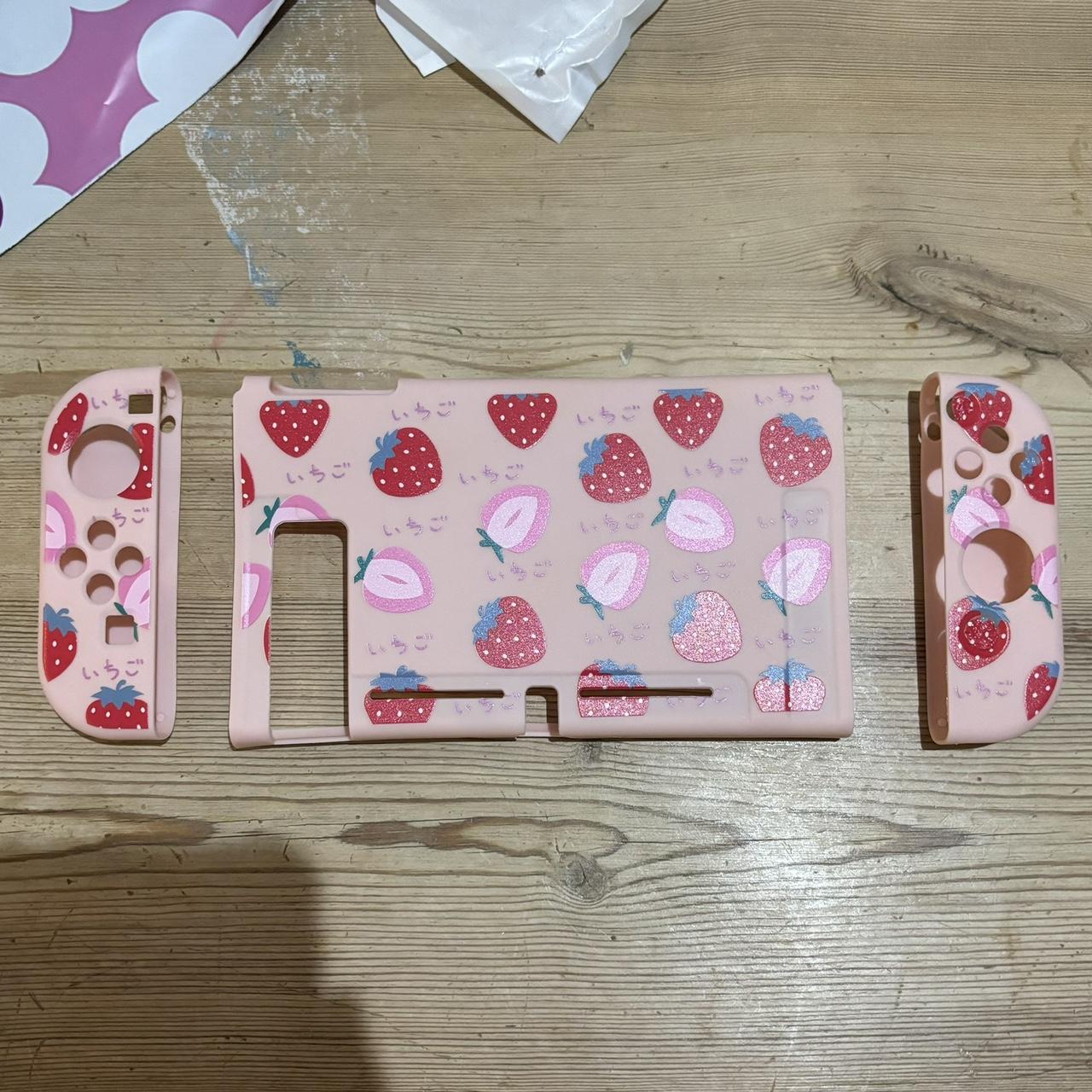 Strawberry shortcake kawaii peach Nintendo switch... - Depop