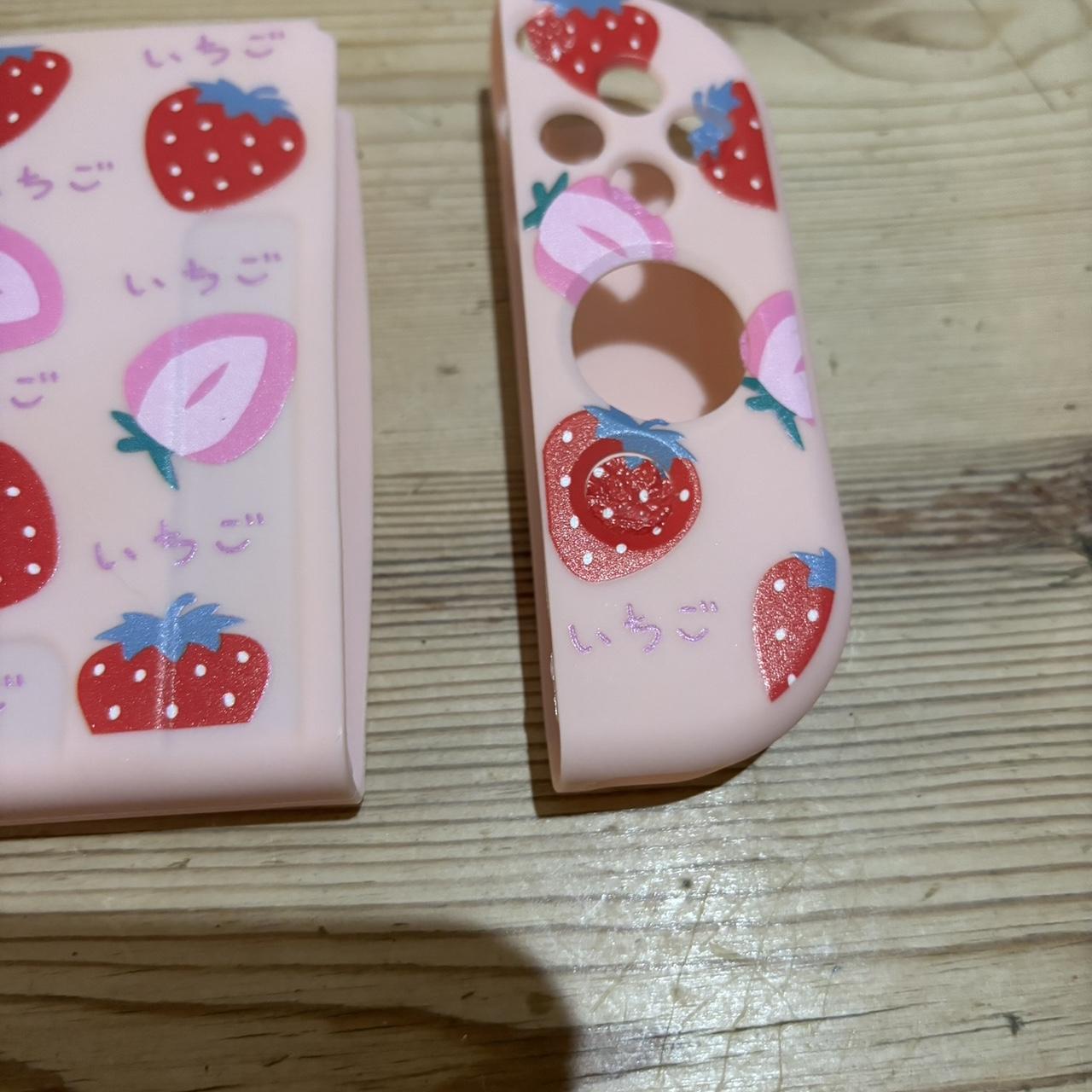 Strawberry shortcake kawaii peach Nintendo switch... - Depop