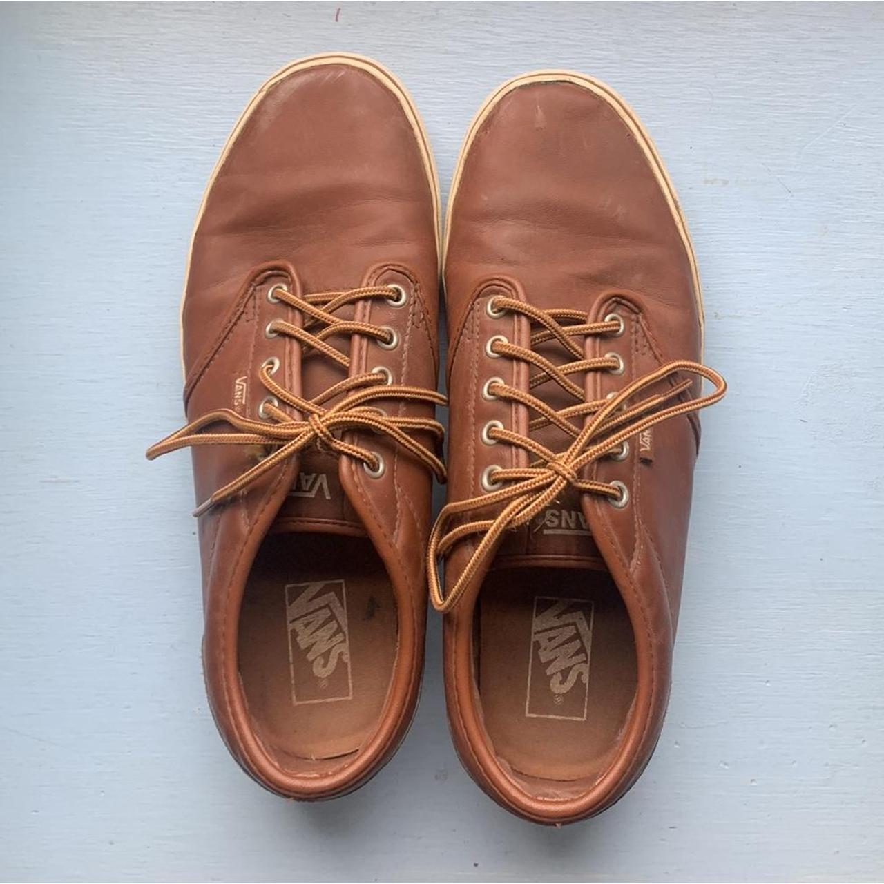 Vans Atwood Leather Mens Brown Leather Vans VansMen's Atwood