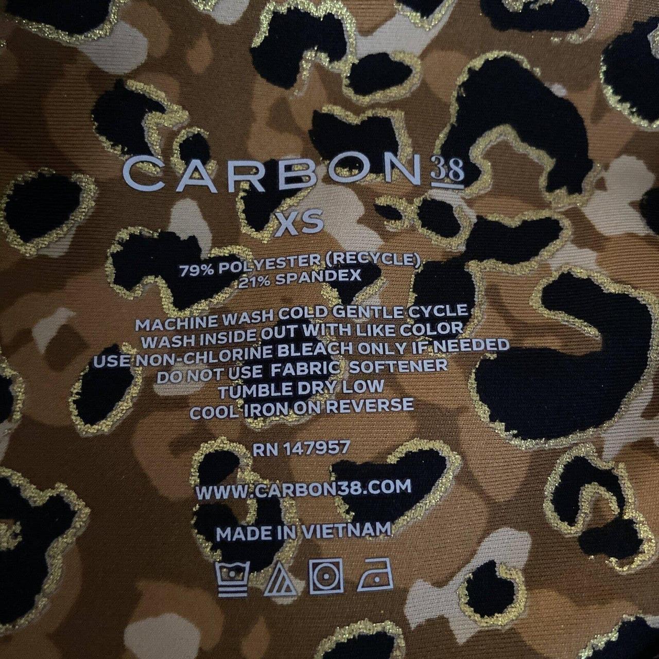 CARBON 38 Leopard Print High Rise Legging XS 7/8 - Depop