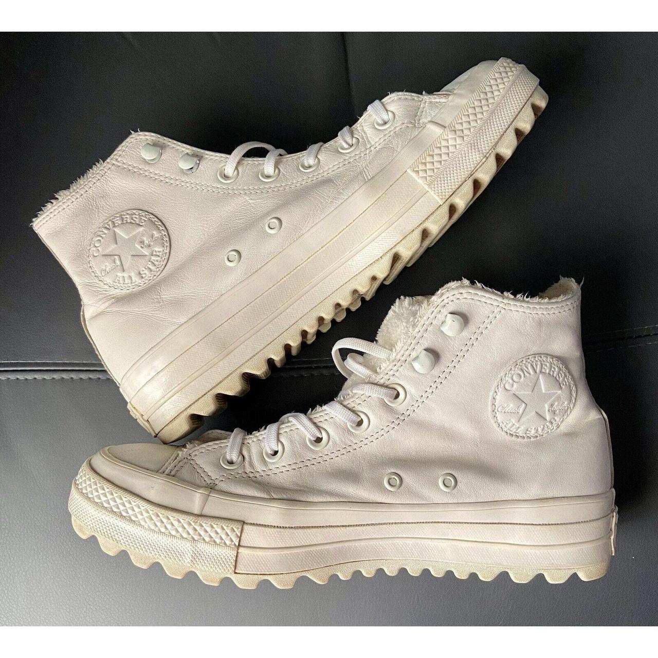 Converse Women s CTAS Street Warmer Ripple High Top. Depop