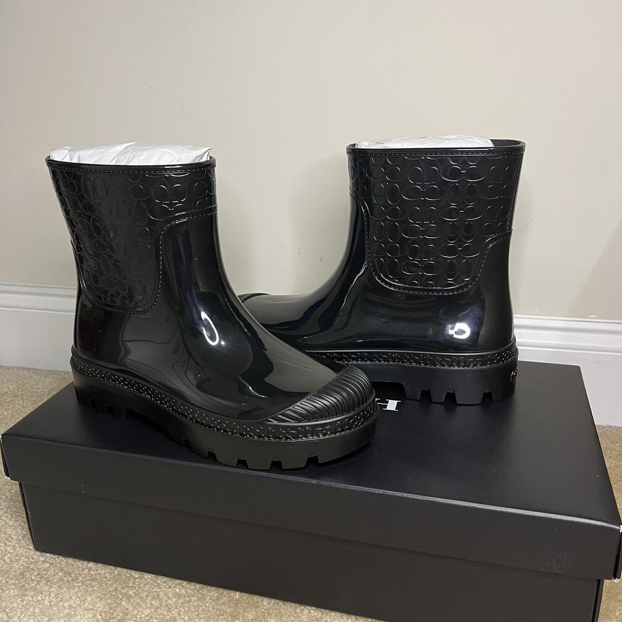Millie Rain Bootie boots from Coach Depop