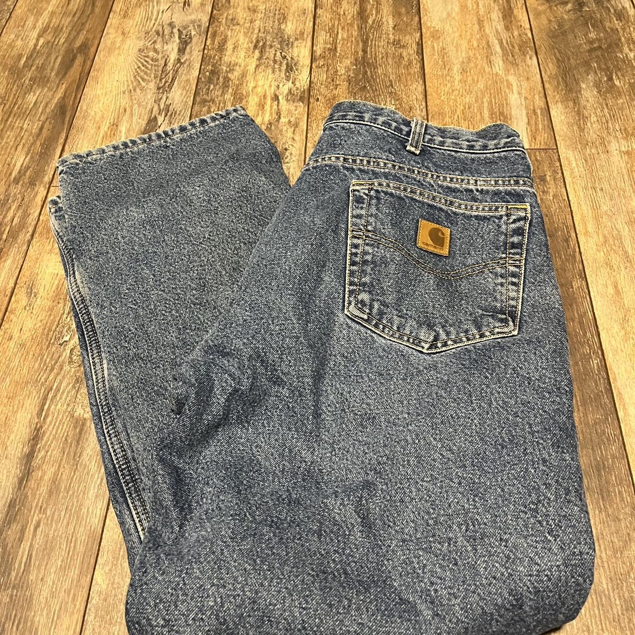 Carhartt Fleece Lined Jeans - Depop
