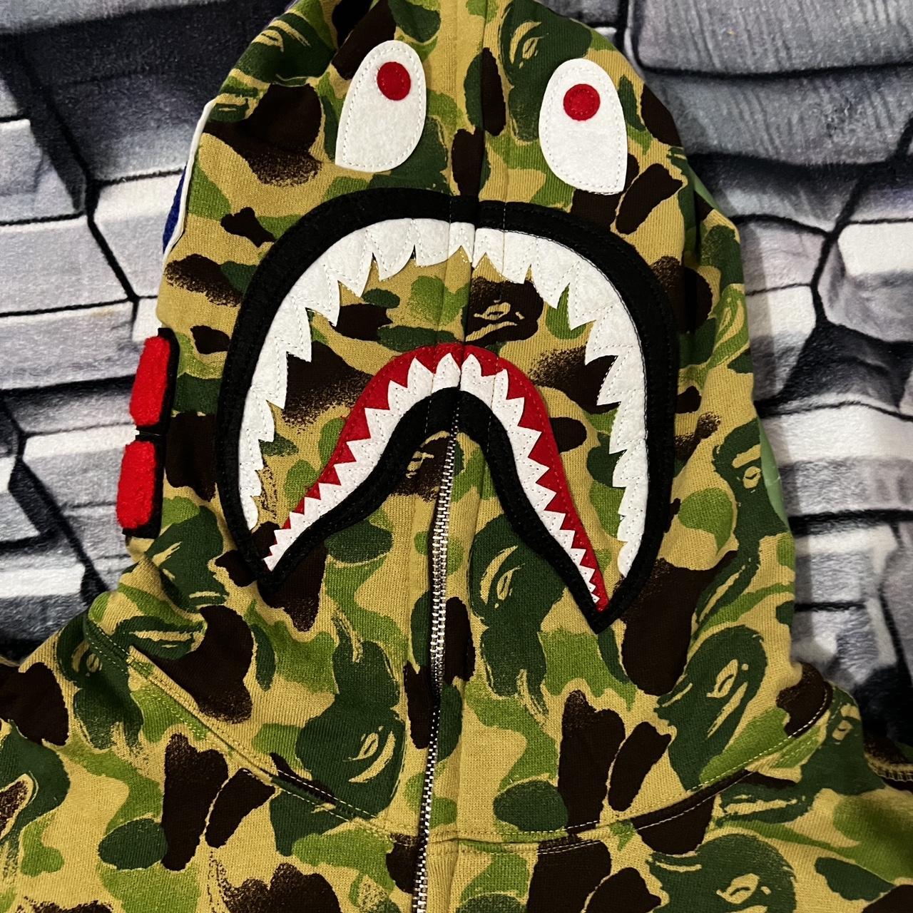 Bape hoodie ABC SHRK Best fit size will be 5 ft .... - Depop