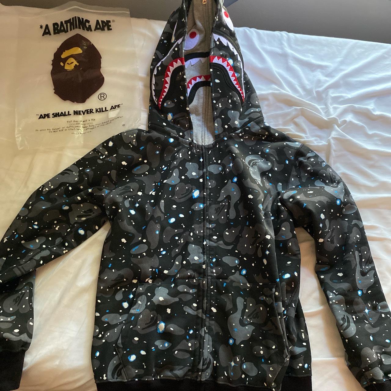 Bape shark best sale space camo hoodie