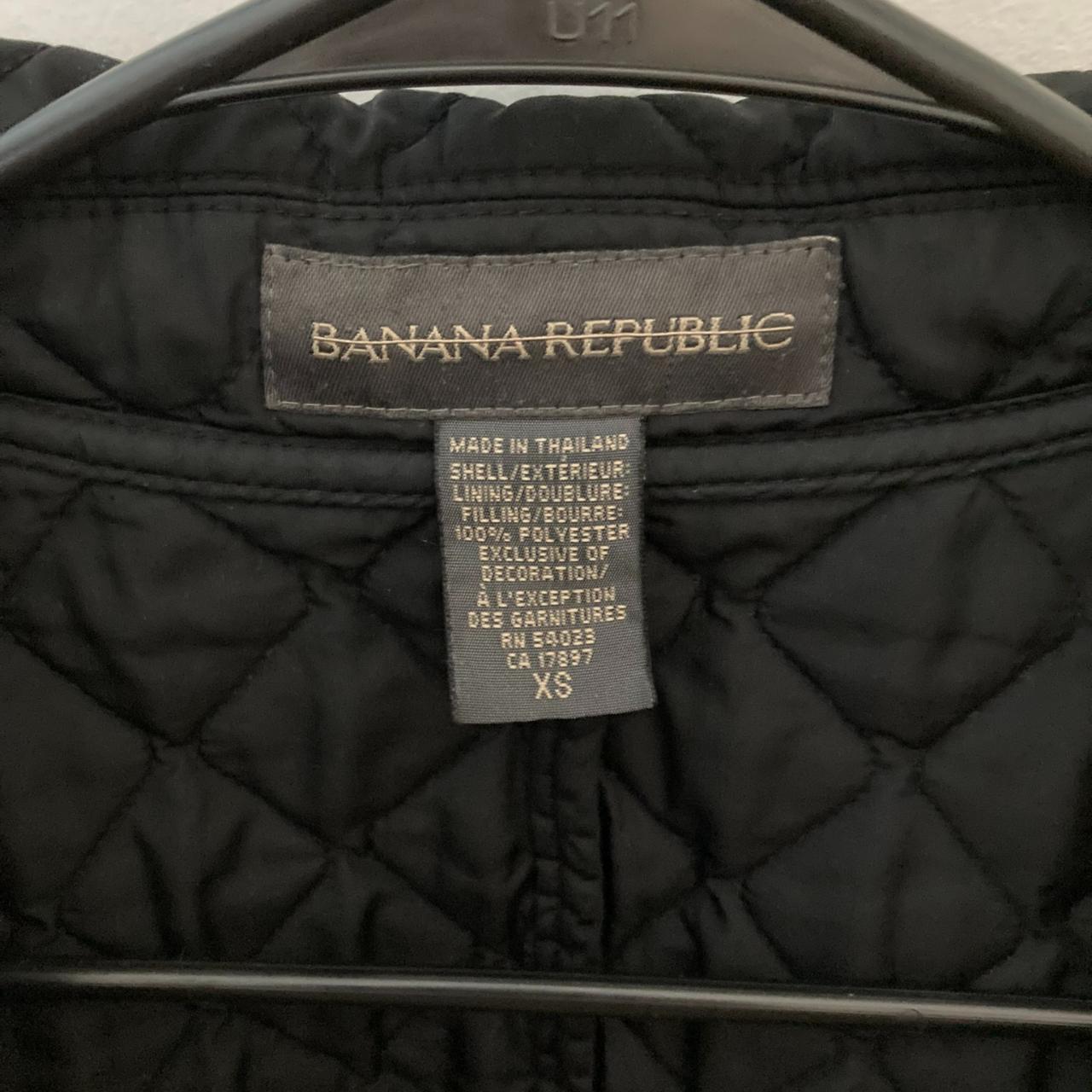 Banana Republic Men's Solid Black Zipper Jacket Size XL RN 54023 CA 17897