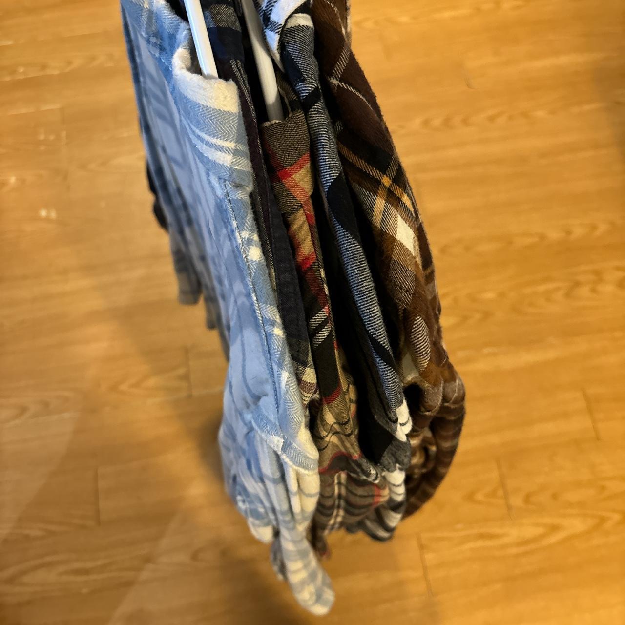 Pack Of 5 L Flannels. Just Trying To Get Rid Of. - Depop