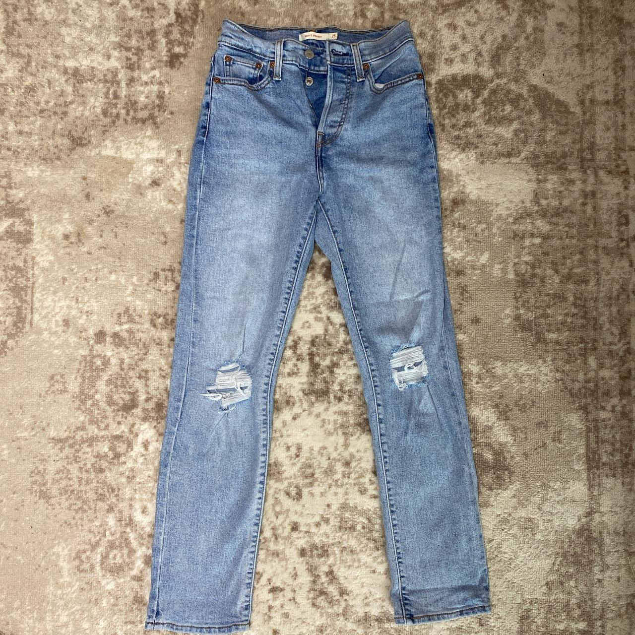 Levi Wedgie Straight Jeans - Depop