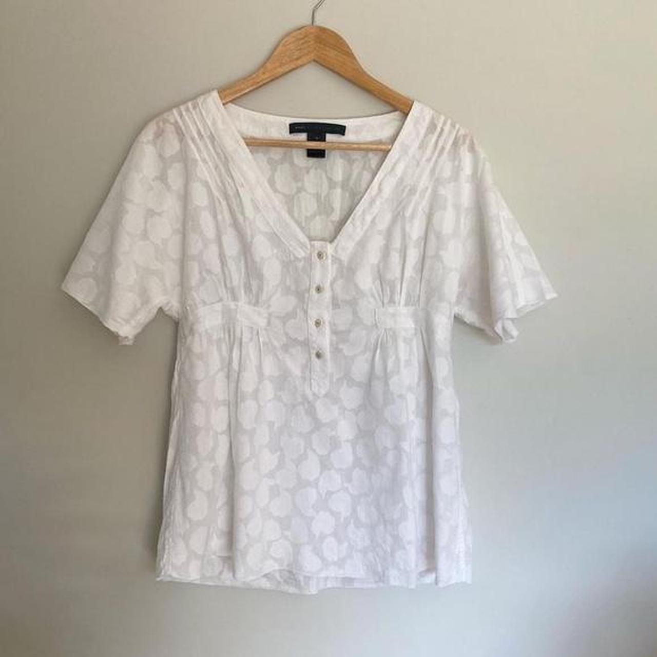 Marc jacobs discount white blouse