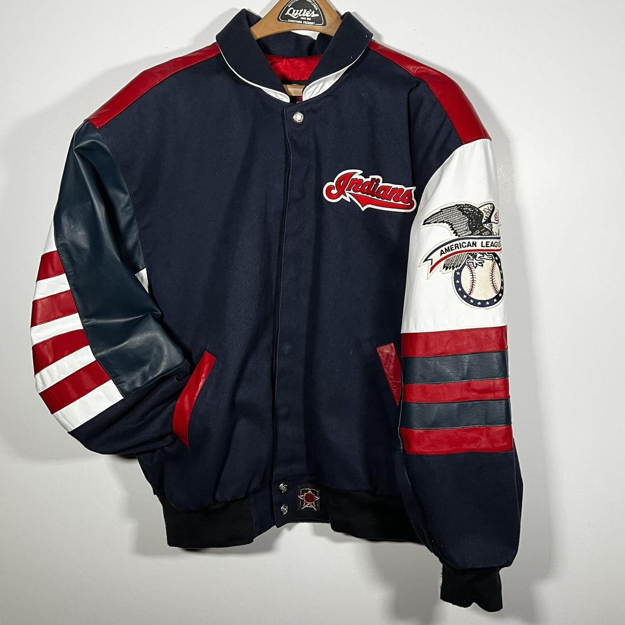 Vintage 90s Jeff Hamilton Design Mlb Cleveland - Depop