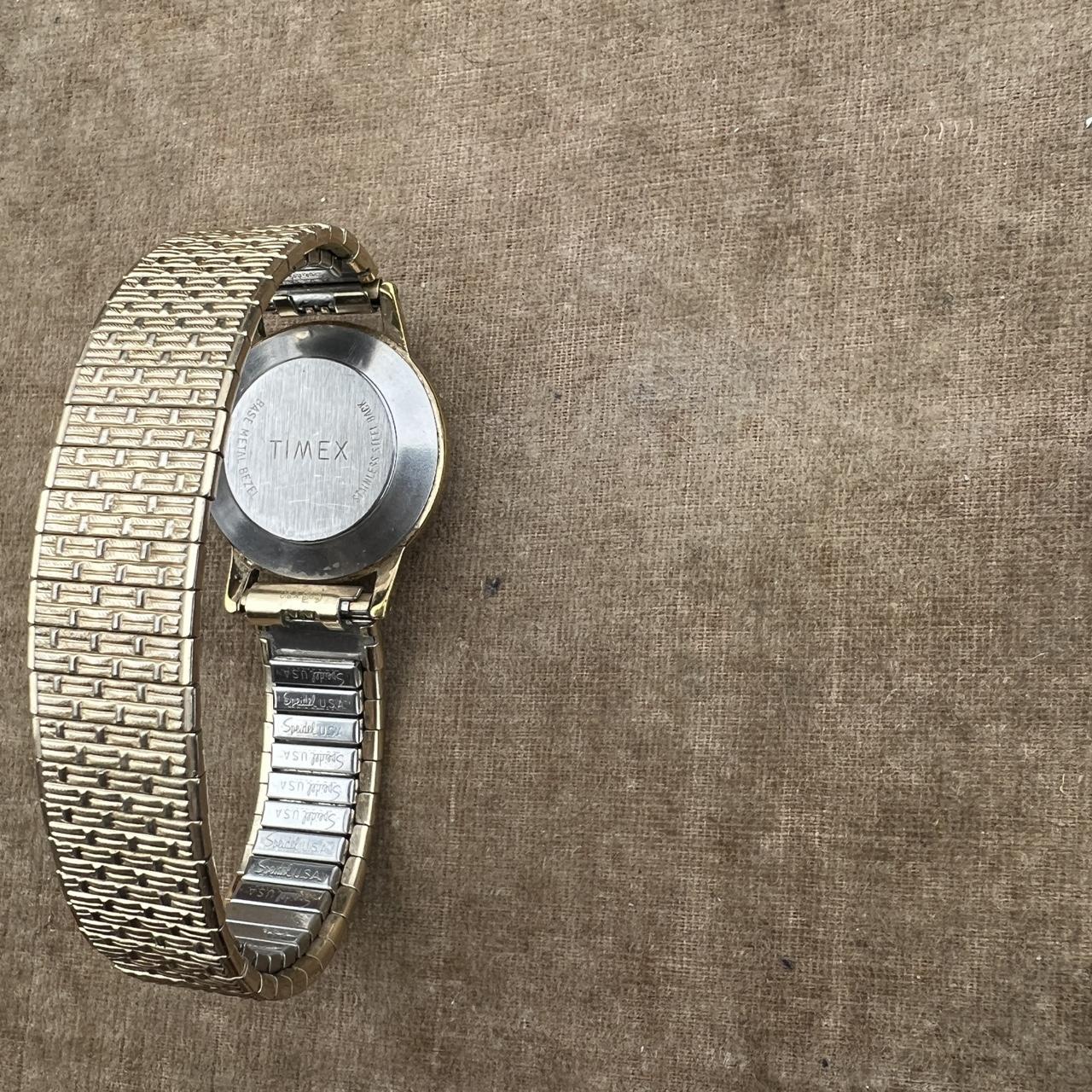 Gold Timex Stretch Band Watch Length n/a 🛑Not... Depop