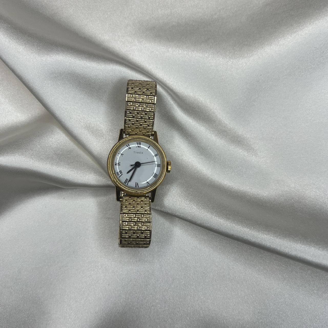 Gold timex stretch band watxh length n a not depop