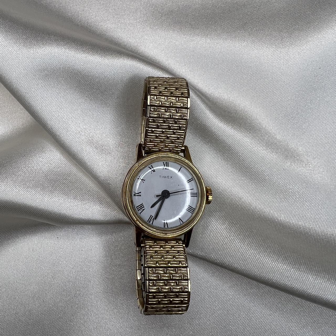 Gold timex stretch band watxh length n a not depop