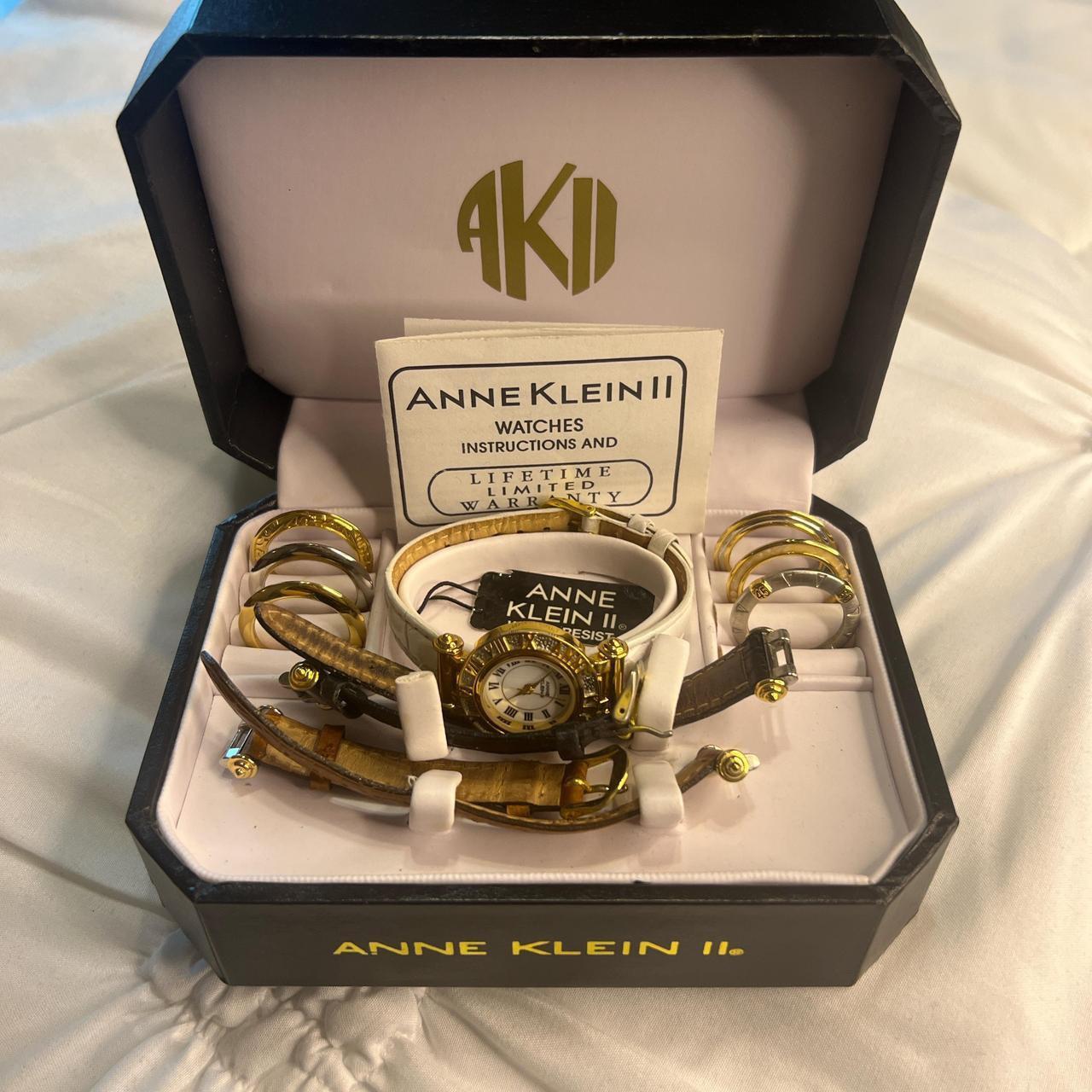 Anne klein ii watch interchangeable bezel hotsell