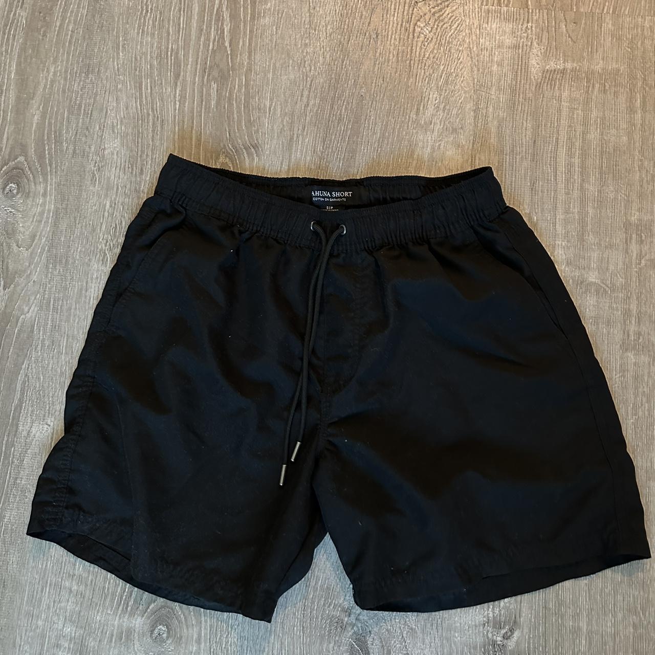 black gym shorts (Kahuna shorts) - Depop