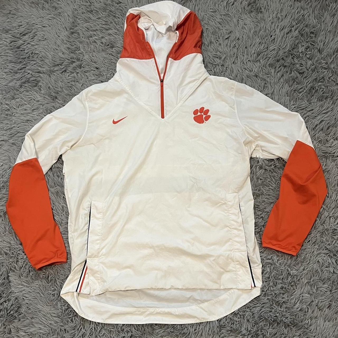 Clemson rain jacket, in great condition, message me... - Depop