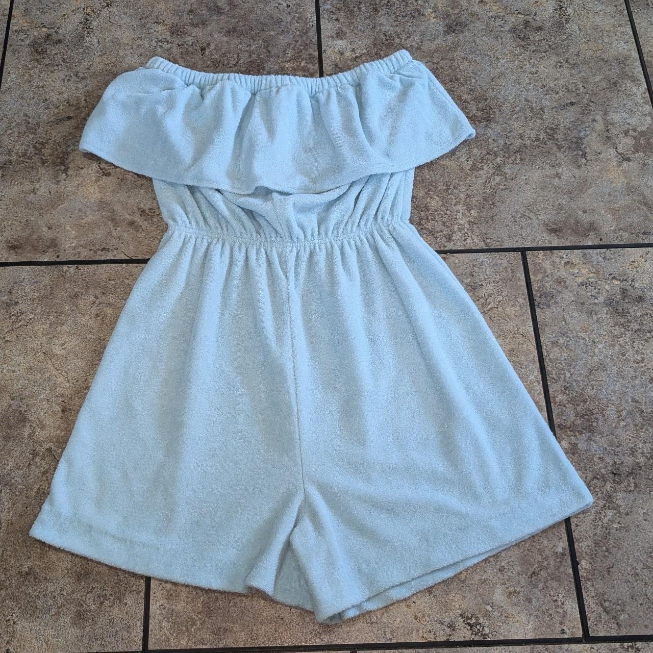 1980's womens terry cloth romper best sale