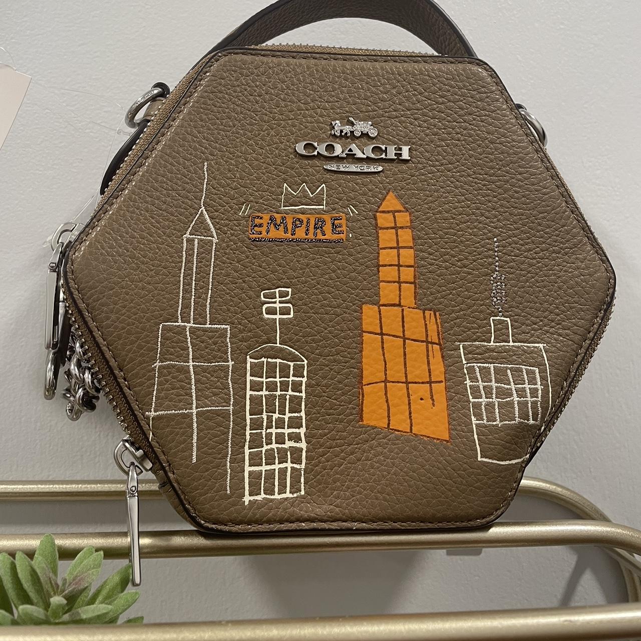 Coach X Jean Michel Basquiat Hexagonal shops Crossbody