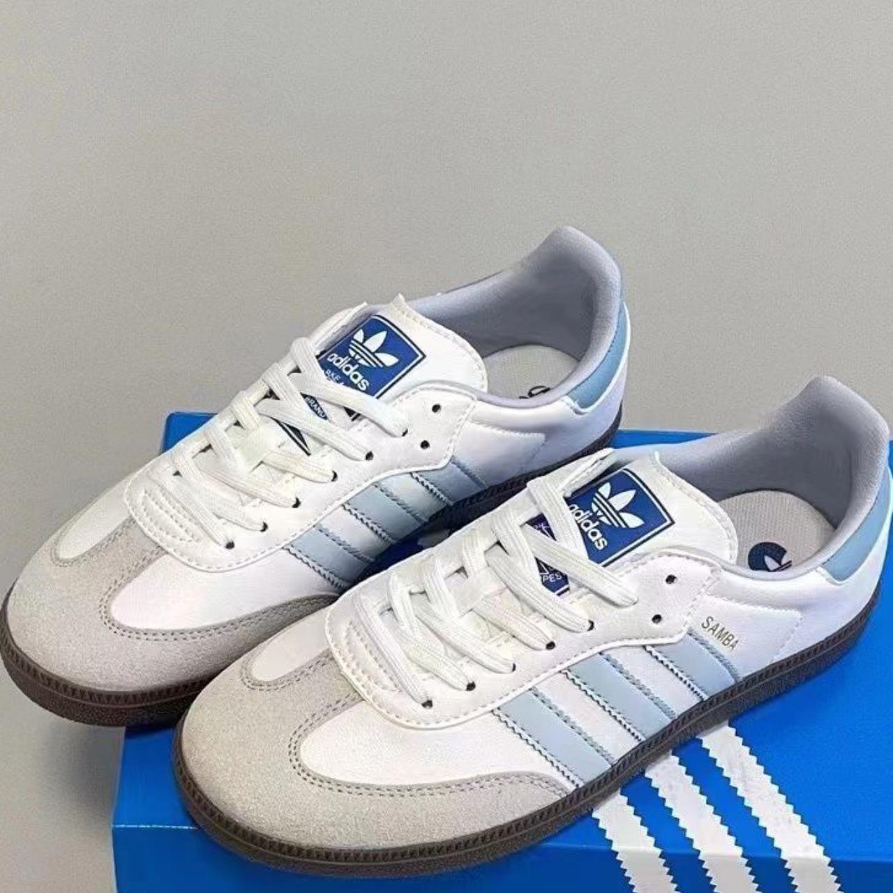 Adidas Samba OG, White Halo Blue, Women's Size