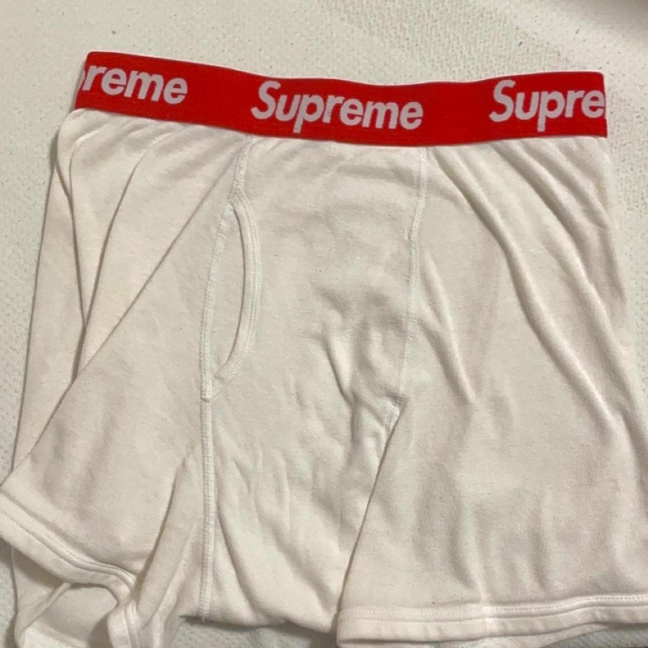 Supreme x Hanes Pink Boxer Briefs 🏆 Trusted... - Depop