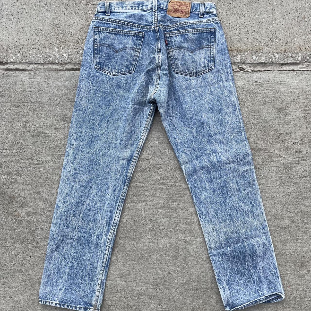 Levis acid 2024 wash jeans mens